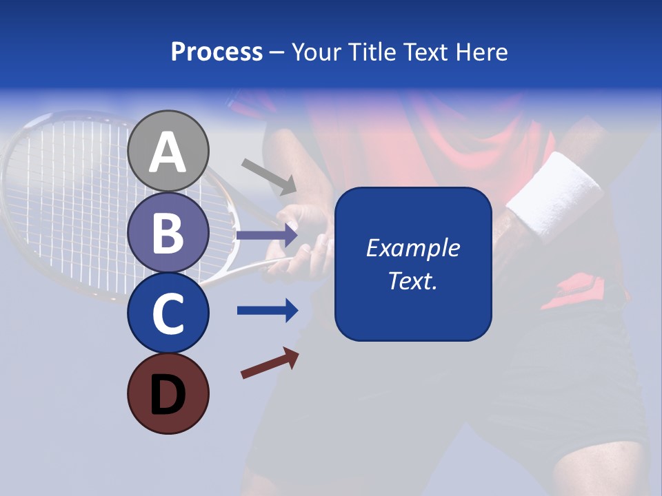 Clay Tennis Lifestyle PowerPoint Template