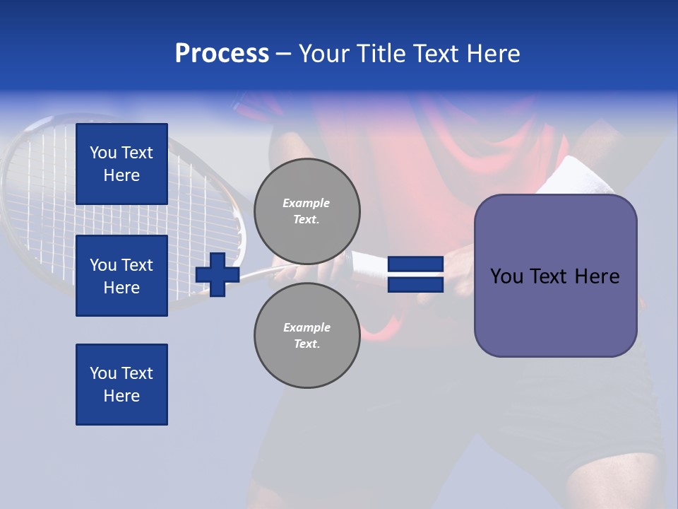 Clay Tennis Lifestyle PowerPoint Template