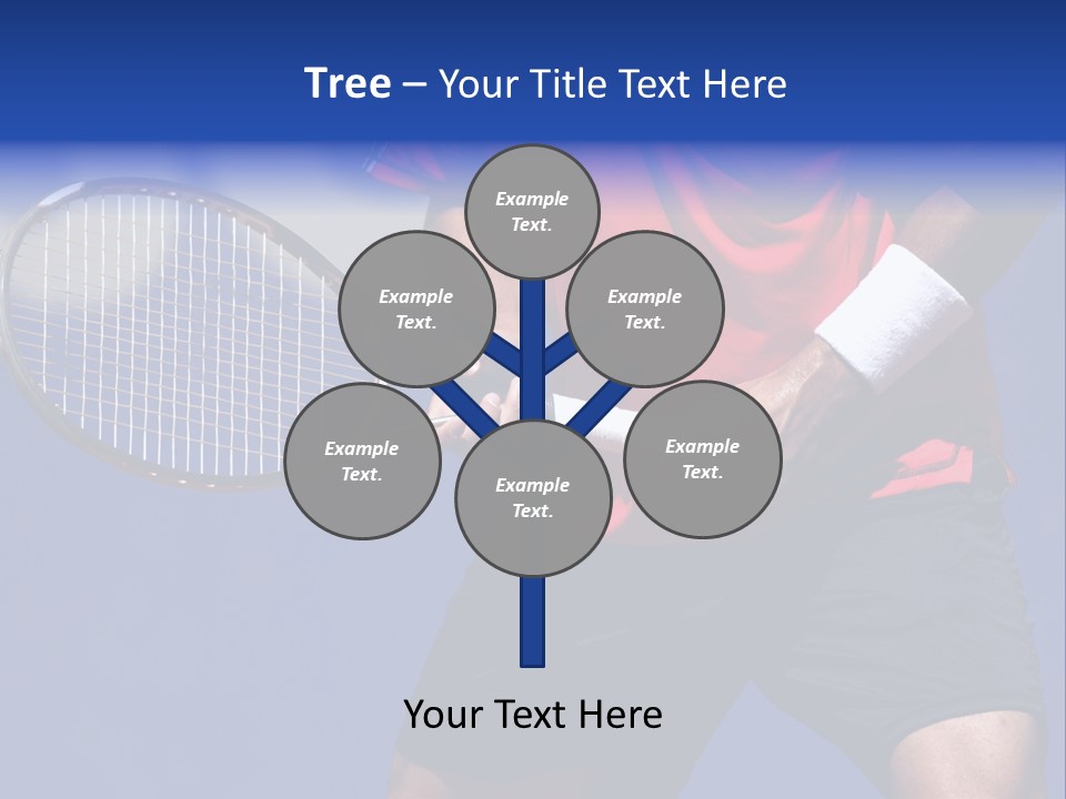 Clay Tennis Lifestyle PowerPoint Template
