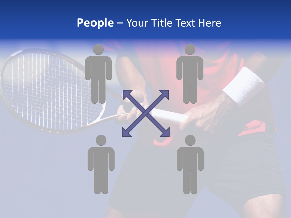 Clay Tennis Lifestyle PowerPoint Template