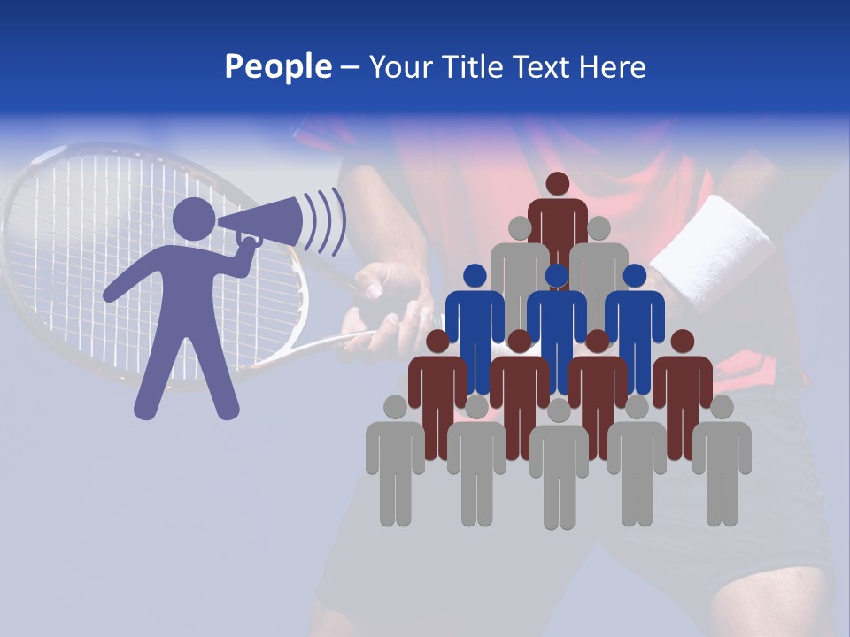 Clay Tennis Lifestyle PowerPoint Template