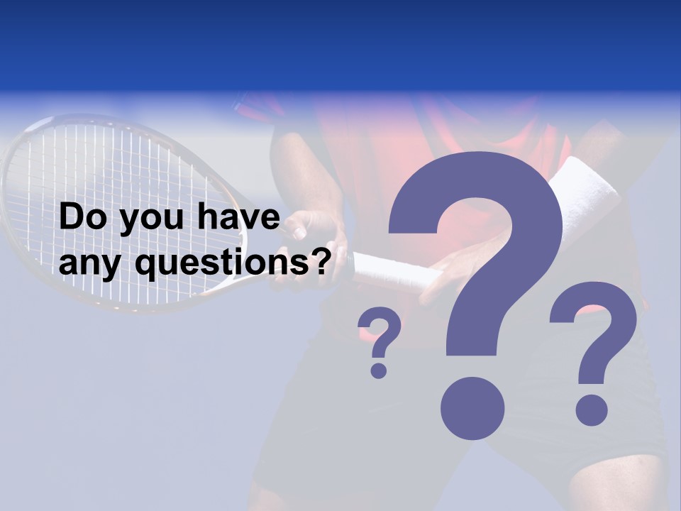 Clay Tennis Lifestyle PowerPoint Template