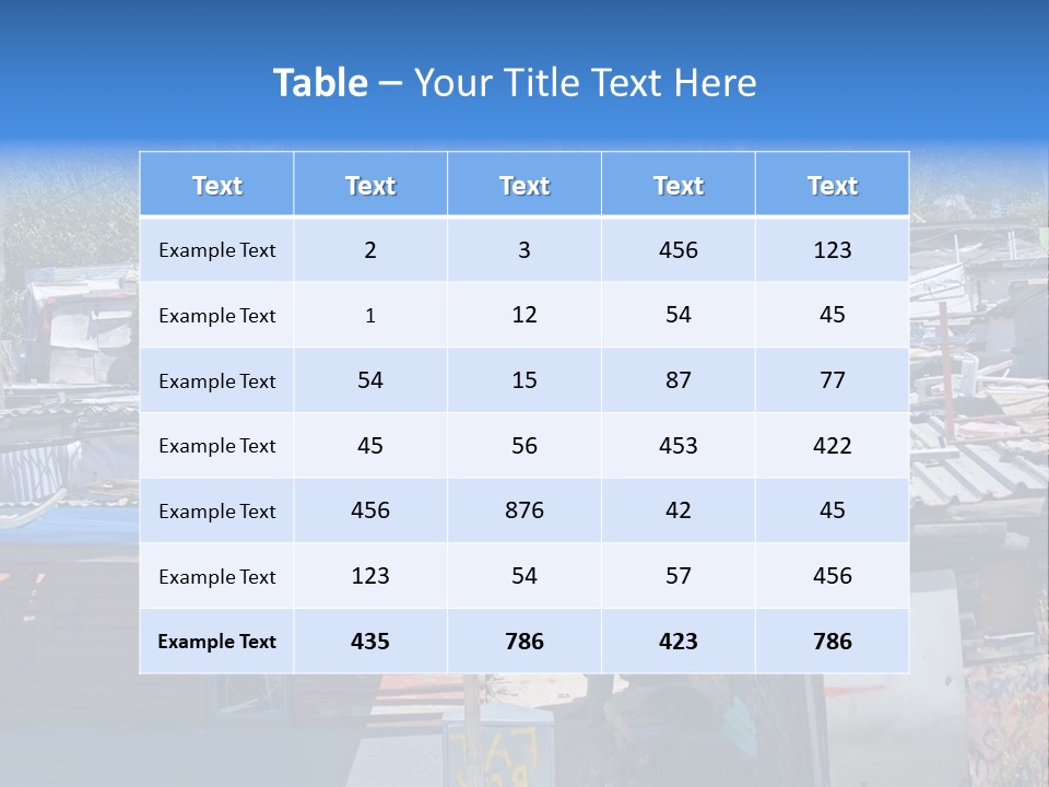 Africa Food People PowerPoint Template