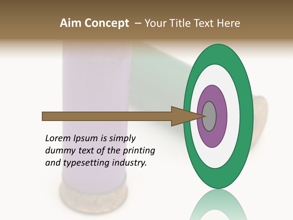 Target Explosive Fire PowerPoint Template