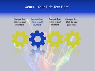 Splash Acrylic Splatter PowerPoint Template