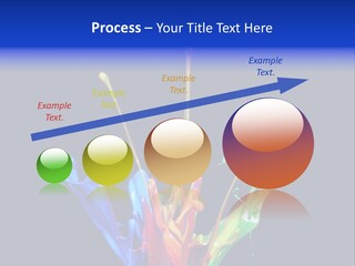 Splash Acrylic Splatter PowerPoint Template