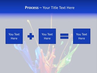 Splash Acrylic Splatter PowerPoint Template