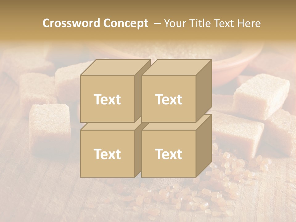 Granulated Confection Honeyed PowerPoint Template