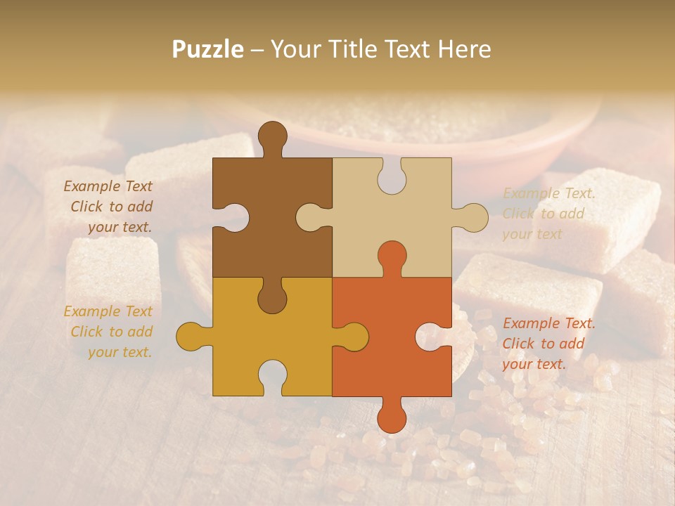 Granulated Confection Honeyed PowerPoint Template