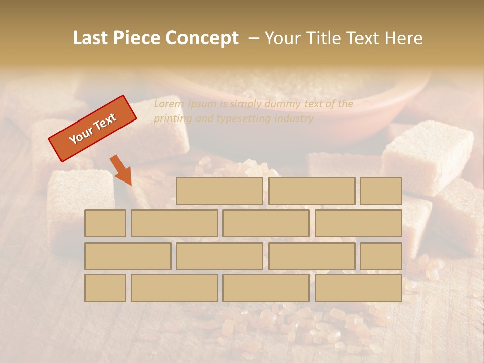 Granulated Confection Honeyed PowerPoint Template