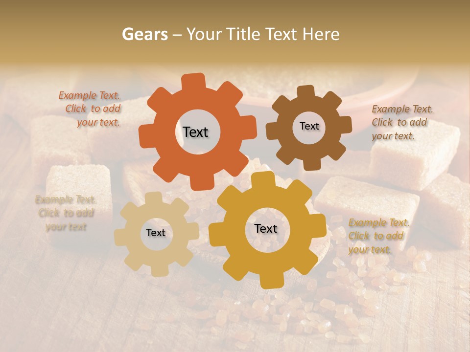 Granulated Confection Honeyed PowerPoint Template