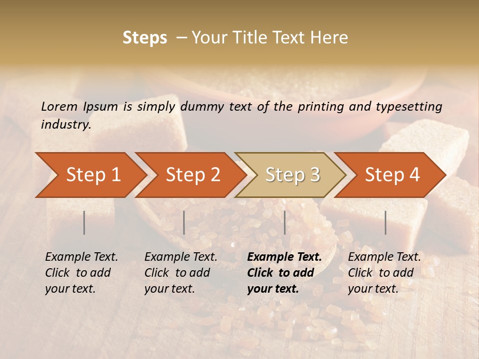 Granulated Confection Honeyed PowerPoint Template