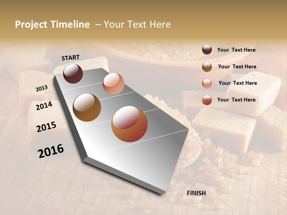 Granulated Confection Honeyed PowerPoint Template