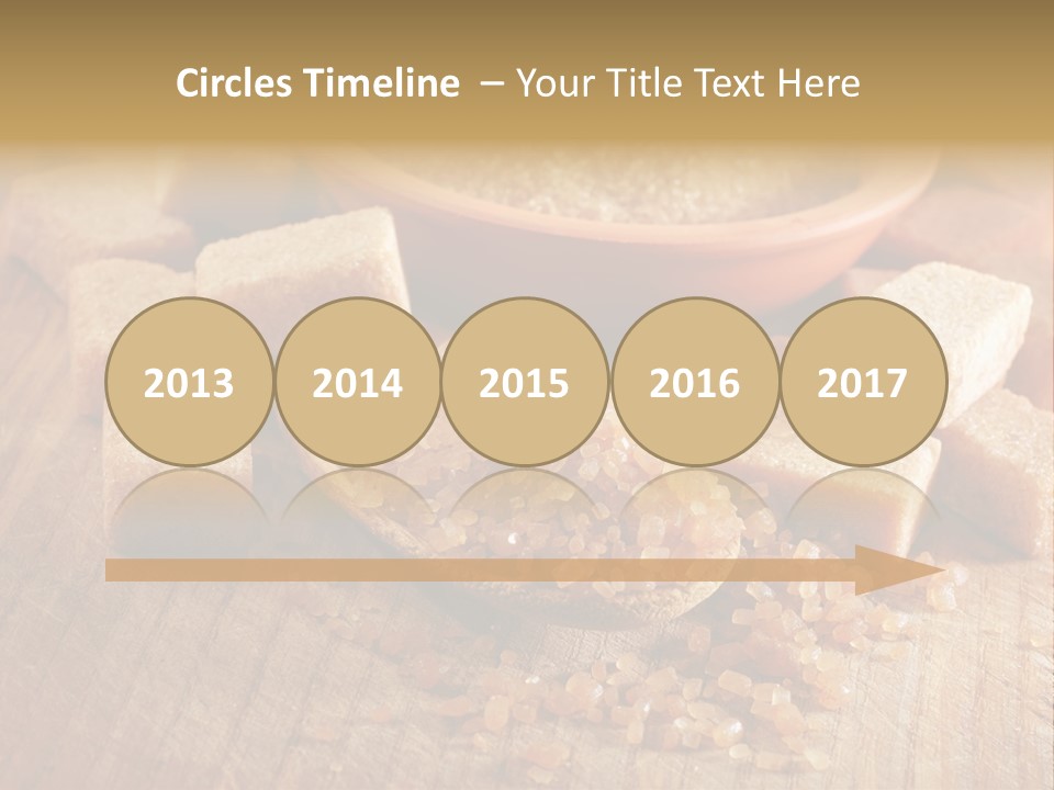 Granulated Confection Honeyed PowerPoint Template