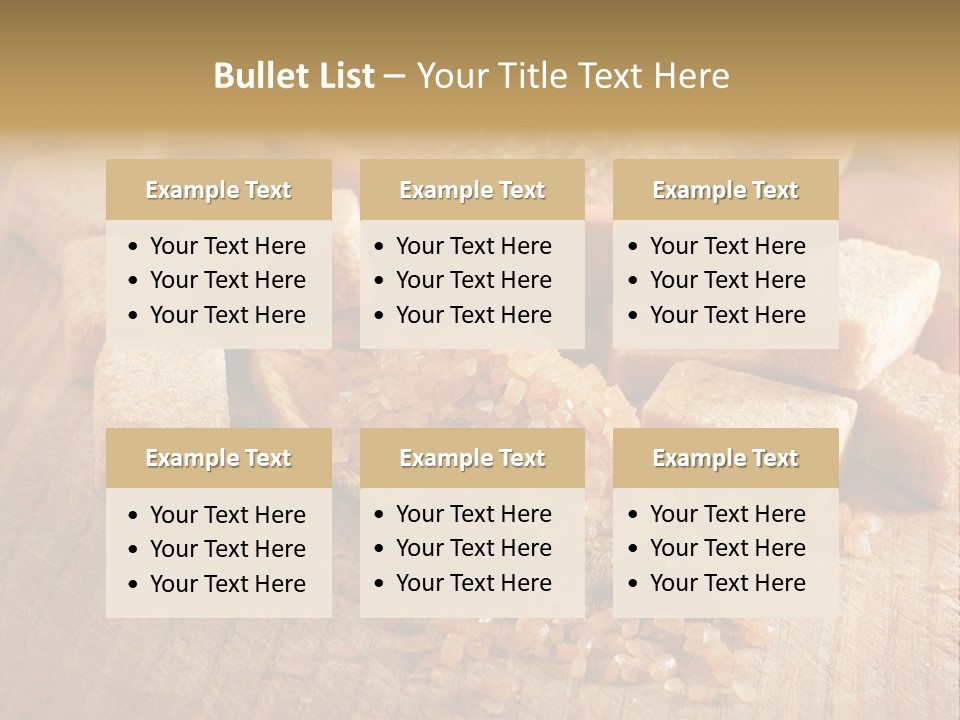 Granulated Confection Honeyed PowerPoint Template