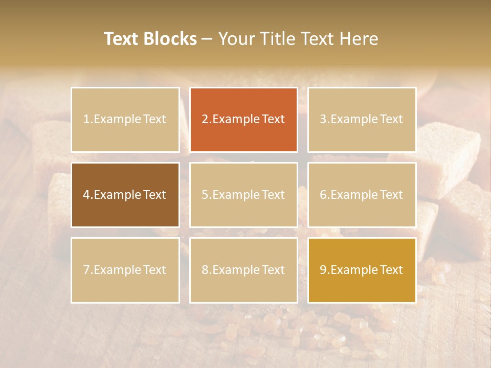 Granulated Confection Honeyed PowerPoint Template