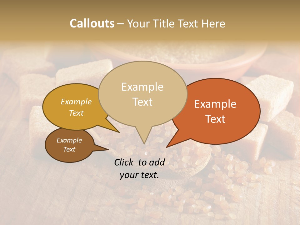 Granulated Confection Honeyed PowerPoint Template