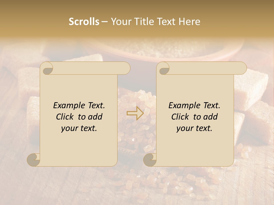 Granulated Confection Honeyed PowerPoint Template