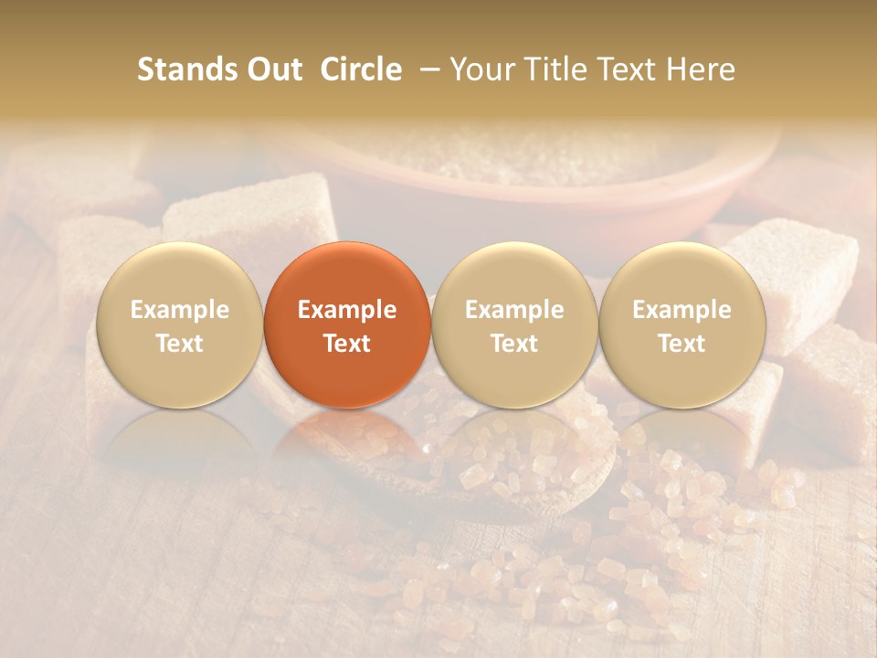 Granulated Confection Honeyed PowerPoint Template
