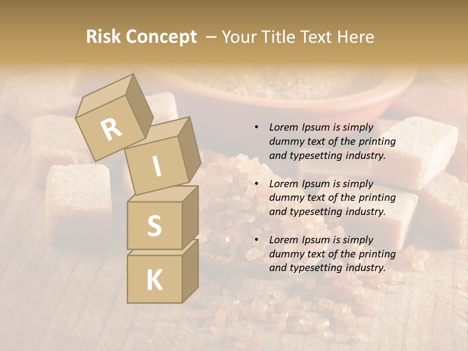 Granulated Confection Honeyed PowerPoint Template