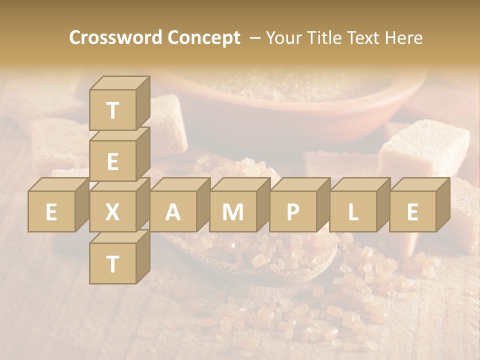 Granulated Confection Honeyed PowerPoint Template