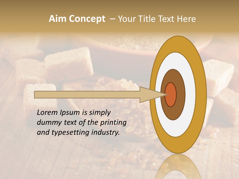 Granulated Confection Honeyed PowerPoint Template