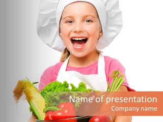 Little Kid Table PowerPoint Template