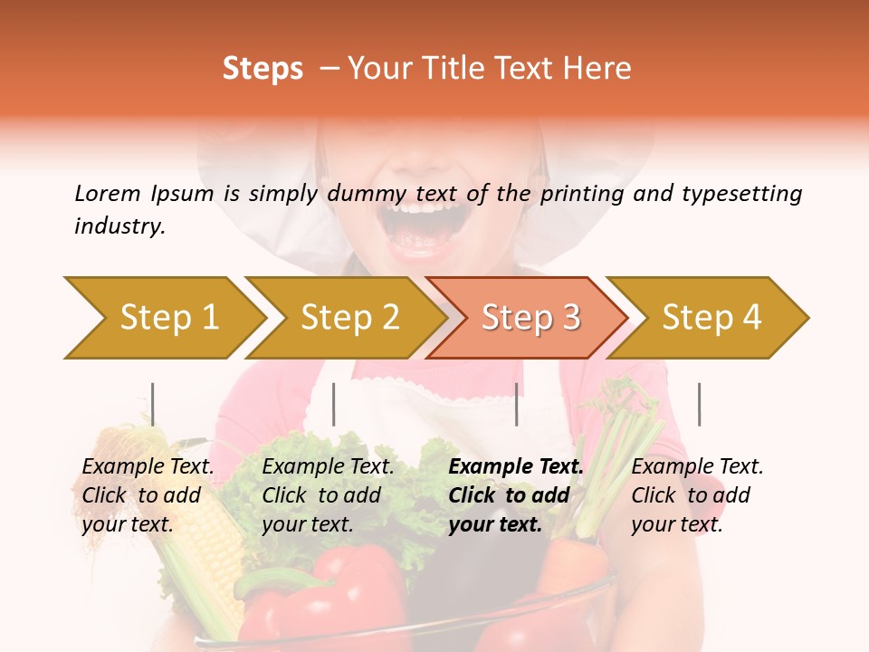 Little Kid Table PowerPoint Template
