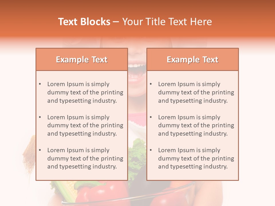 Little Kid Table PowerPoint Template