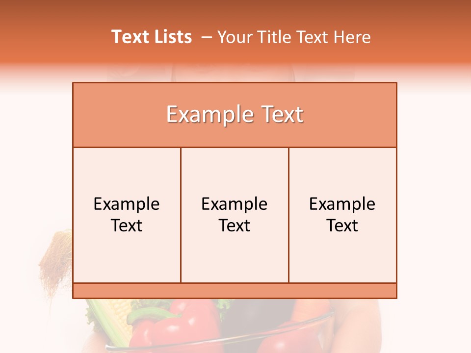 Little Kid Table PowerPoint Template