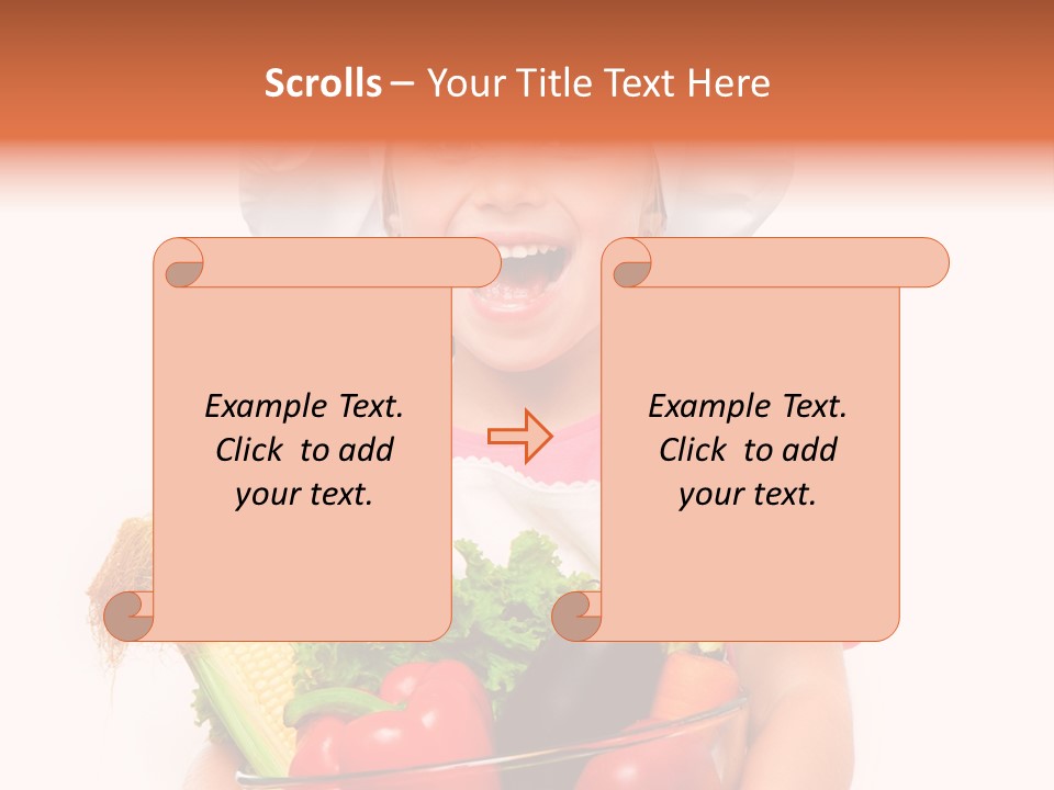Little Kid Table PowerPoint Template