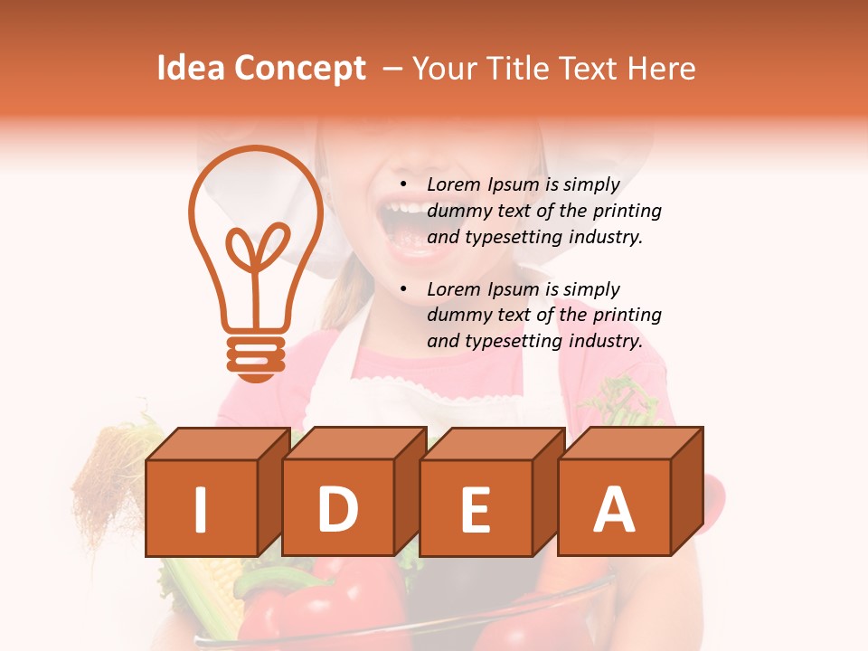 Little Kid Table PowerPoint Template