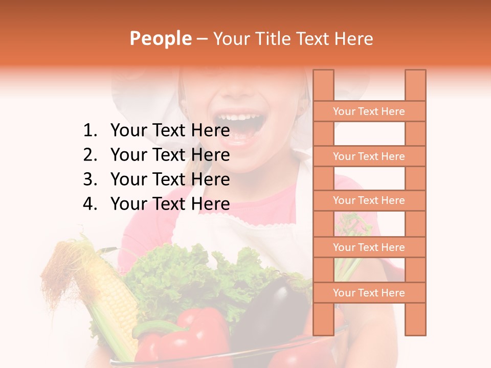 Little Kid Table PowerPoint Template