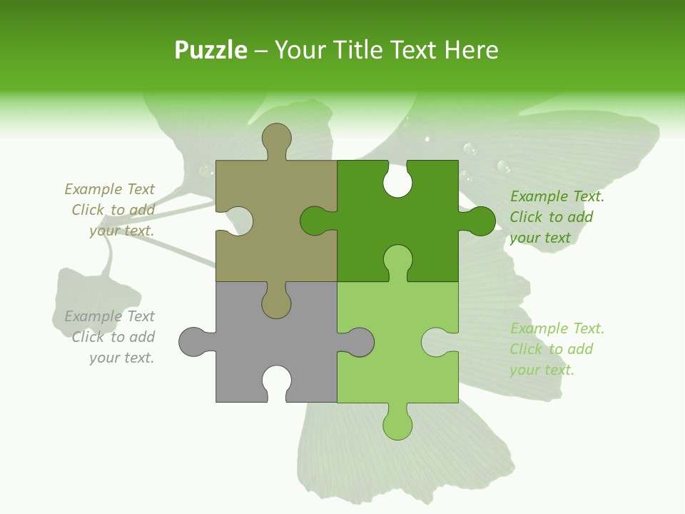 Lawn Isolated Seasoning PowerPoint Template