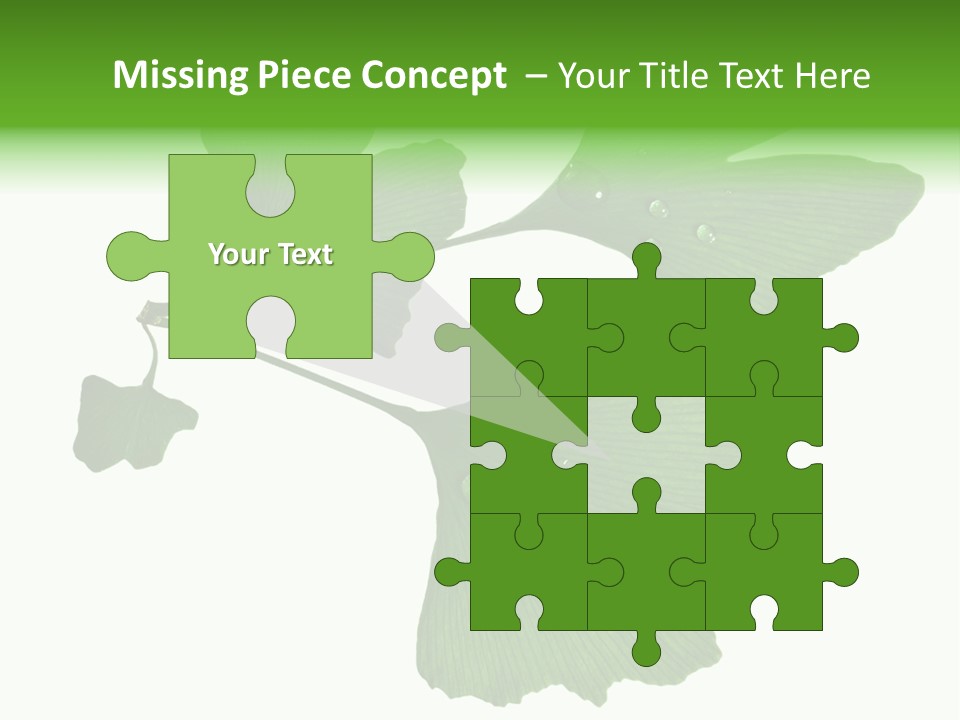 Lawn Isolated Seasoning PowerPoint Template