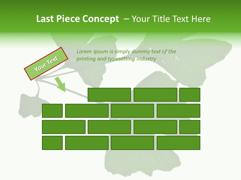 Lawn Isolated Seasoning PowerPoint Template