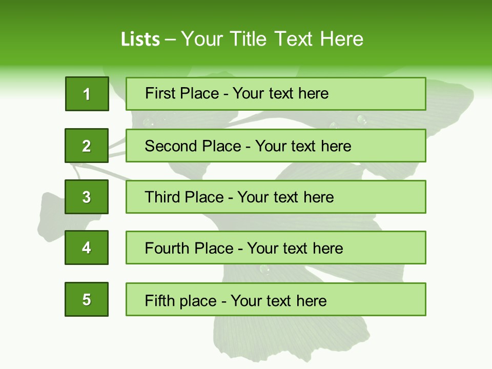 Lawn Isolated Seasoning PowerPoint Template