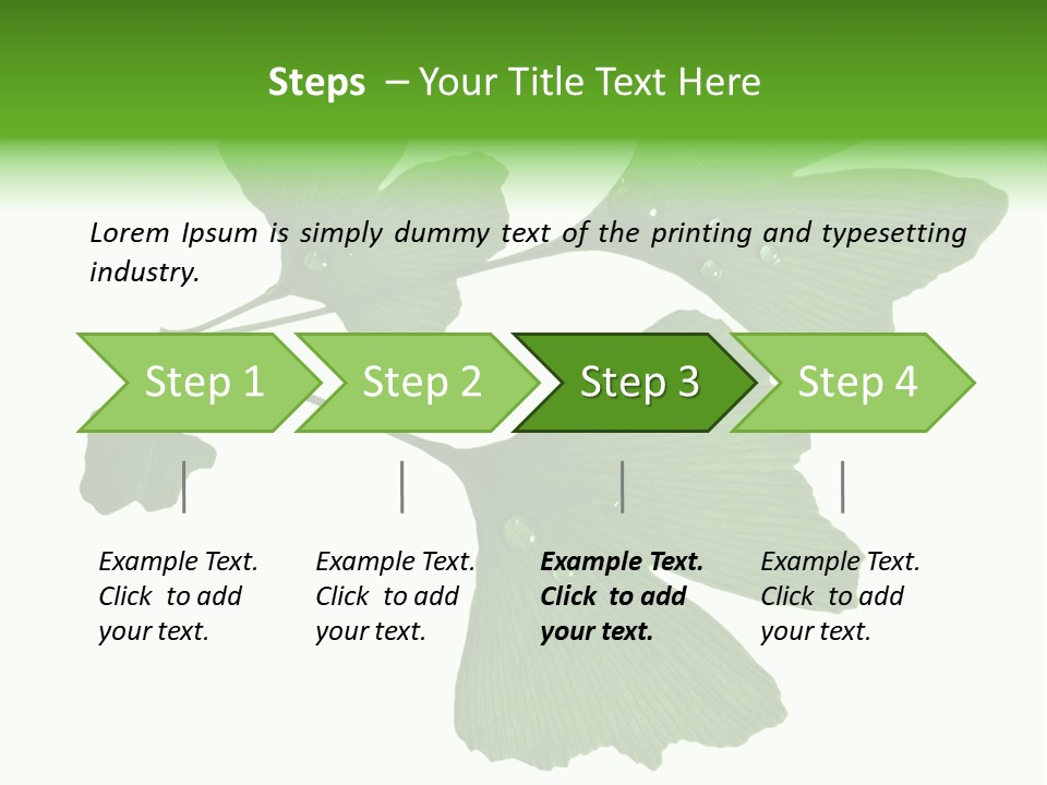 Lawn Isolated Seasoning PowerPoint Template