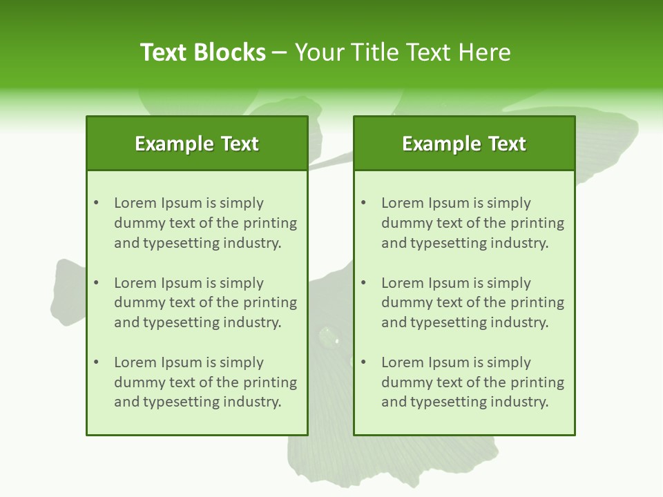 Lawn Isolated Seasoning PowerPoint Template