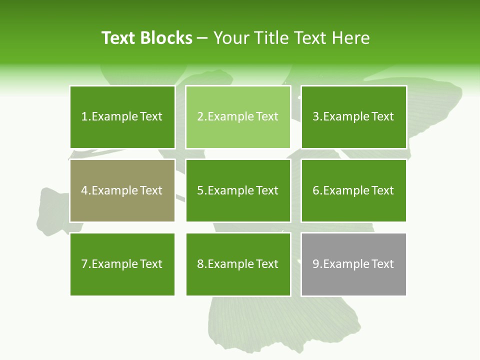 Lawn Isolated Seasoning PowerPoint Template
