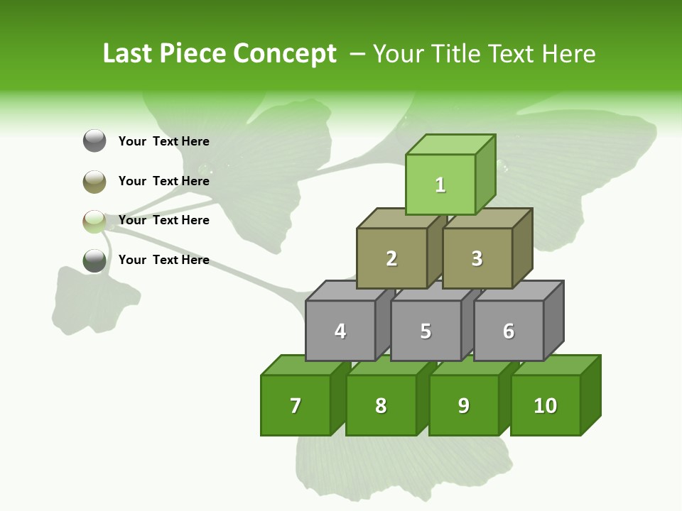 Lawn Isolated Seasoning PowerPoint Template