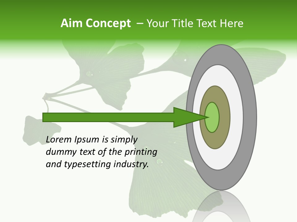 Lawn Isolated Seasoning PowerPoint Template