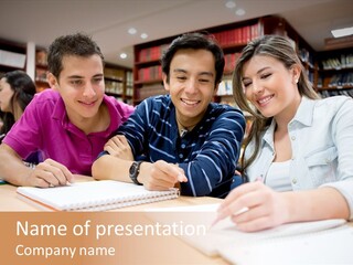 Study Education Latin PowerPoint Template