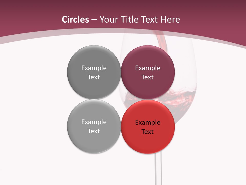 Drink Cry Bordeaux PowerPoint Template