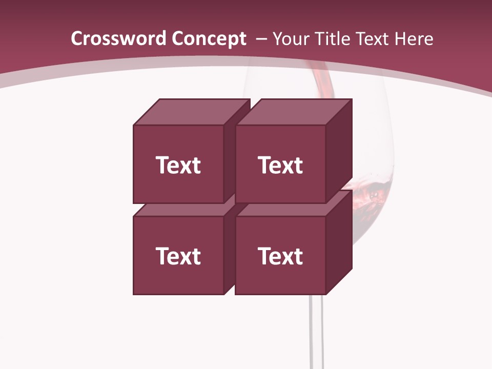 Drink Cry Bordeaux PowerPoint Template