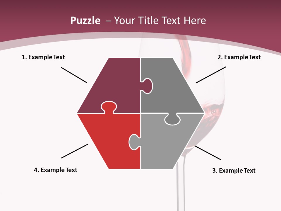 Drink Cry Bordeaux PowerPoint Template