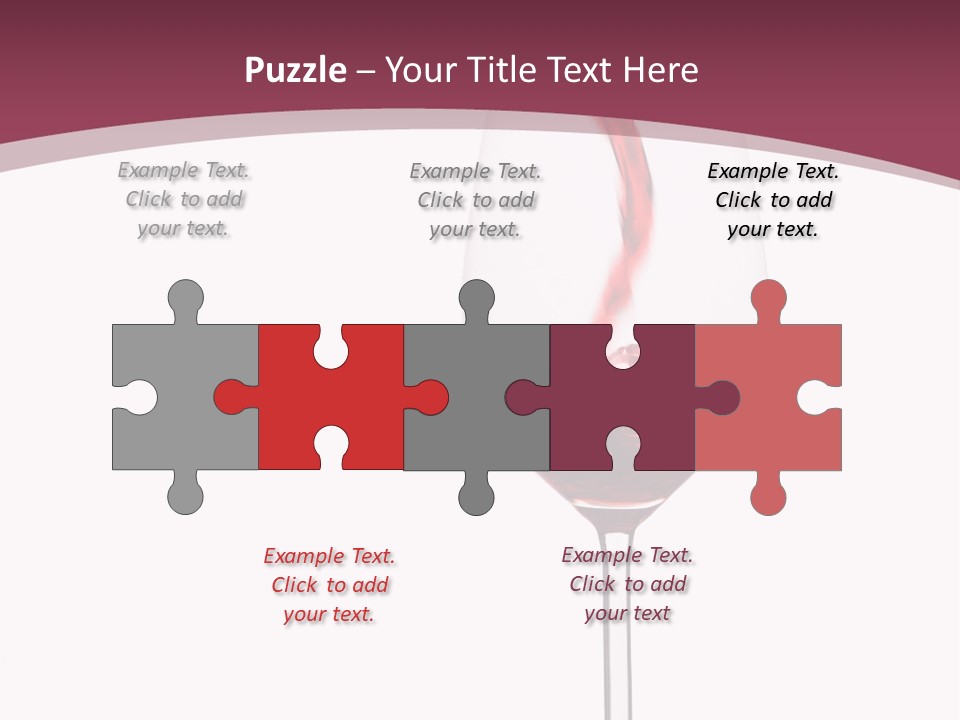 Drink Cry Bordeaux PowerPoint Template