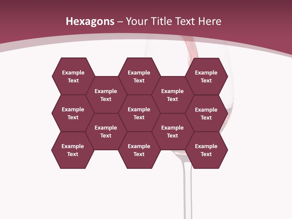 Drink Cry Bordeaux PowerPoint Template