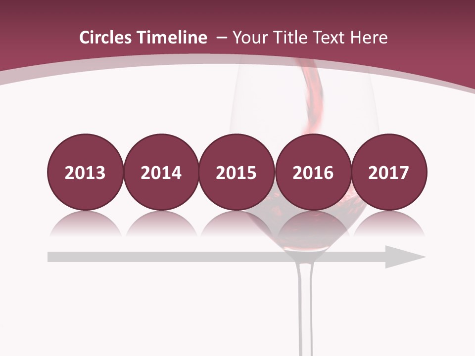 Drink Cry Bordeaux PowerPoint Template