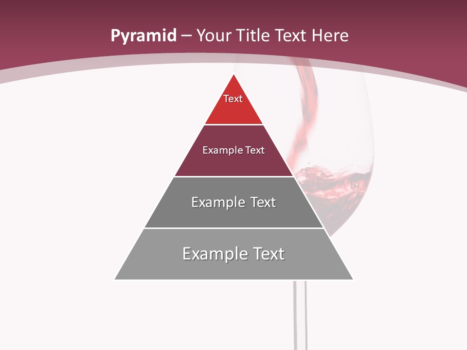 Drink Cry Bordeaux PowerPoint Template